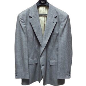 Haggar Men’s Plaid 2 Button Sport Coat Blazer